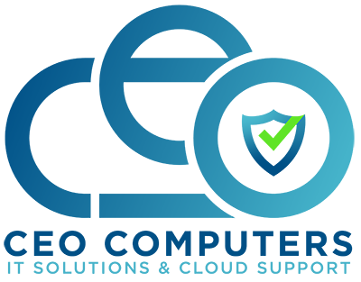 CEO-Computers-Logo-tagline-SML Encino cybersecurity company logo